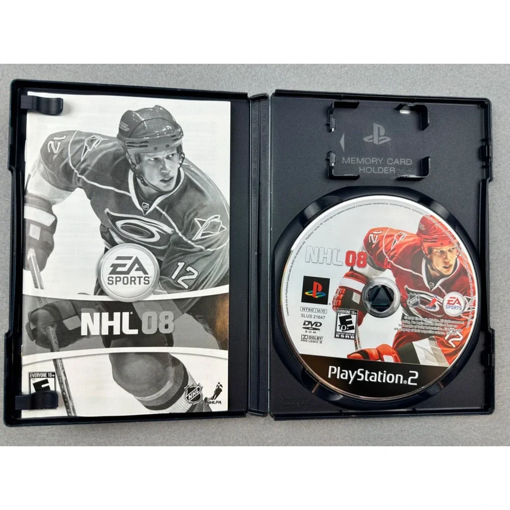 NHL 08 (Sony PlayStation‎ 2, 2007)_Complete & Free Shipping
